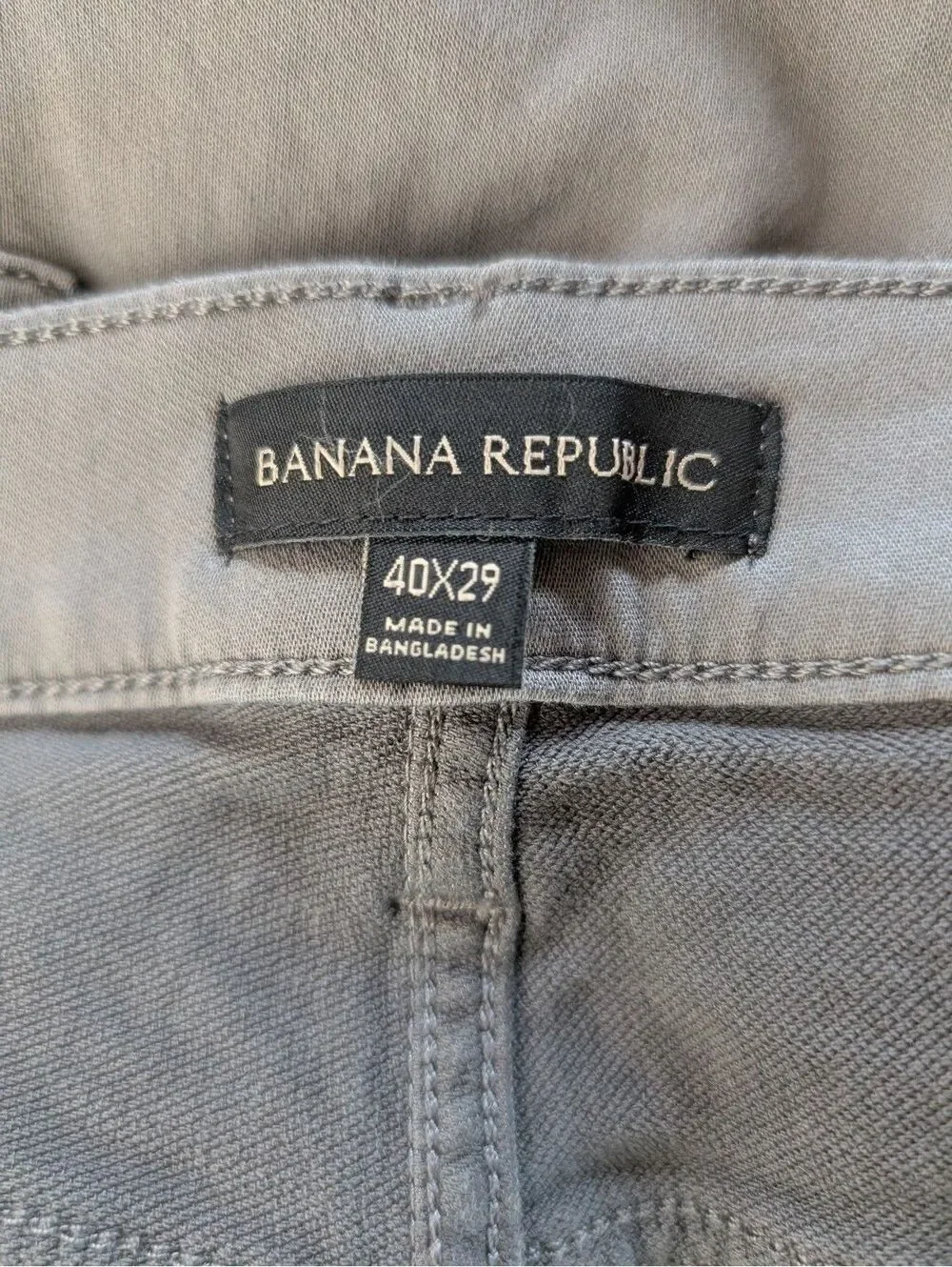 Banana Republic Traveler Pants in Grey, Size 40x29